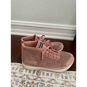 NoBull Rose Suede Mid Trainers Women's 9.5/Men's 8 Workout CrossFit Athletic